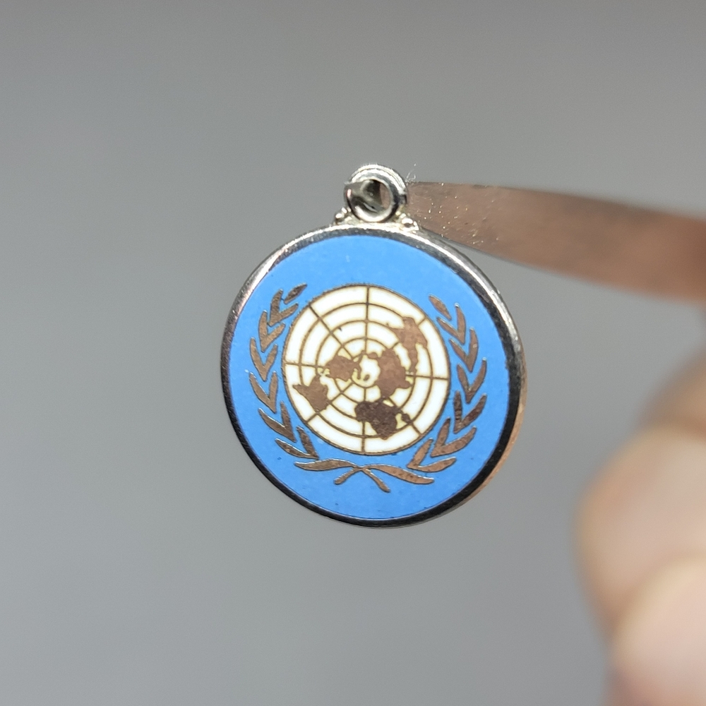 Sterling Silver world charm